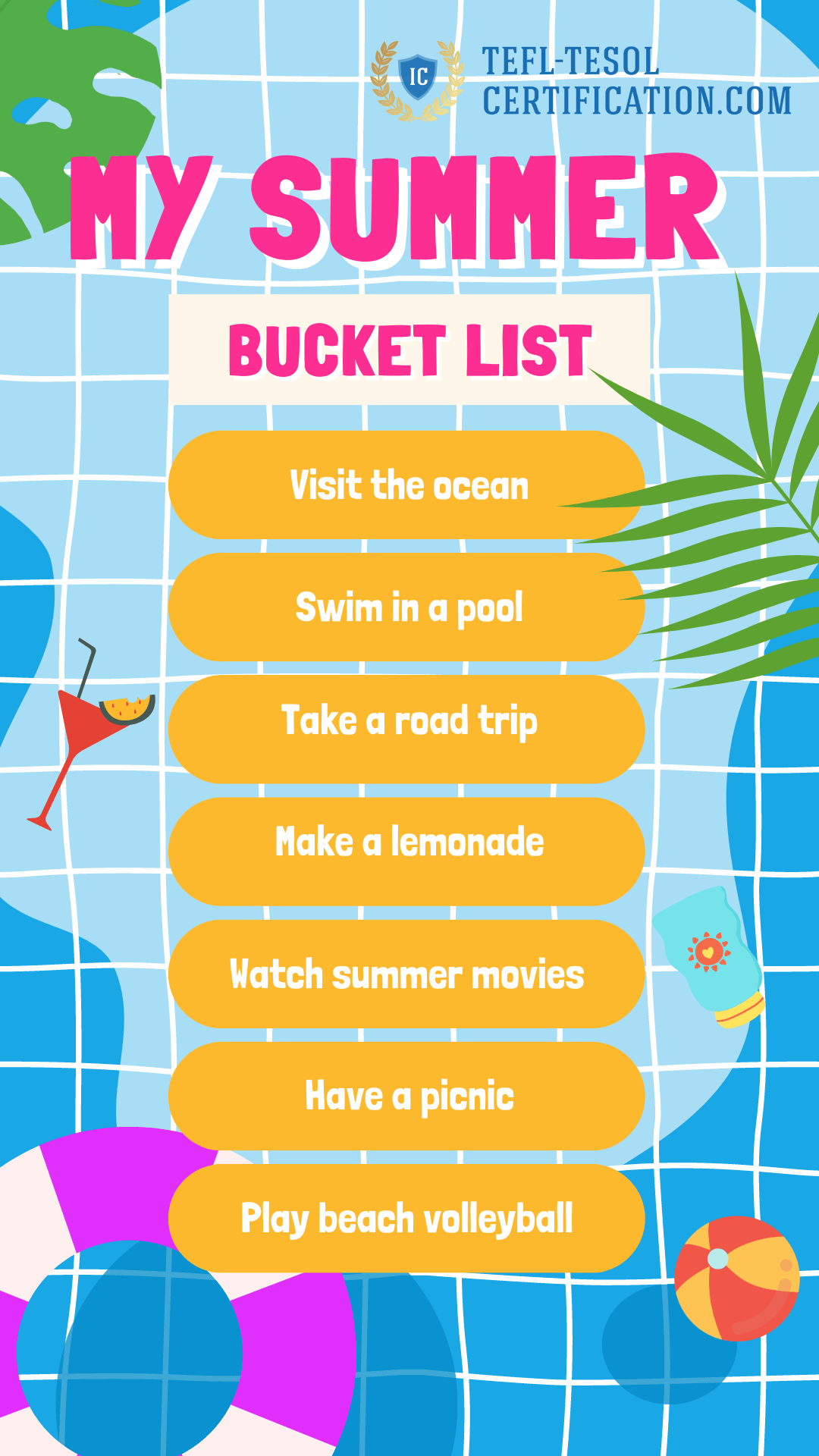 Summer Bucket List