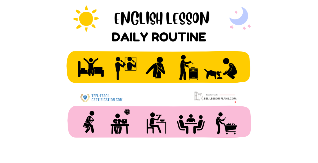 Daily Routine English lesson