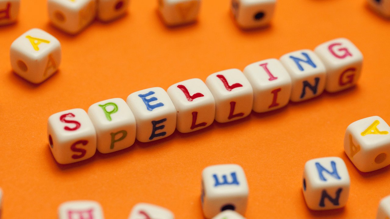 Spelling games in English lessons