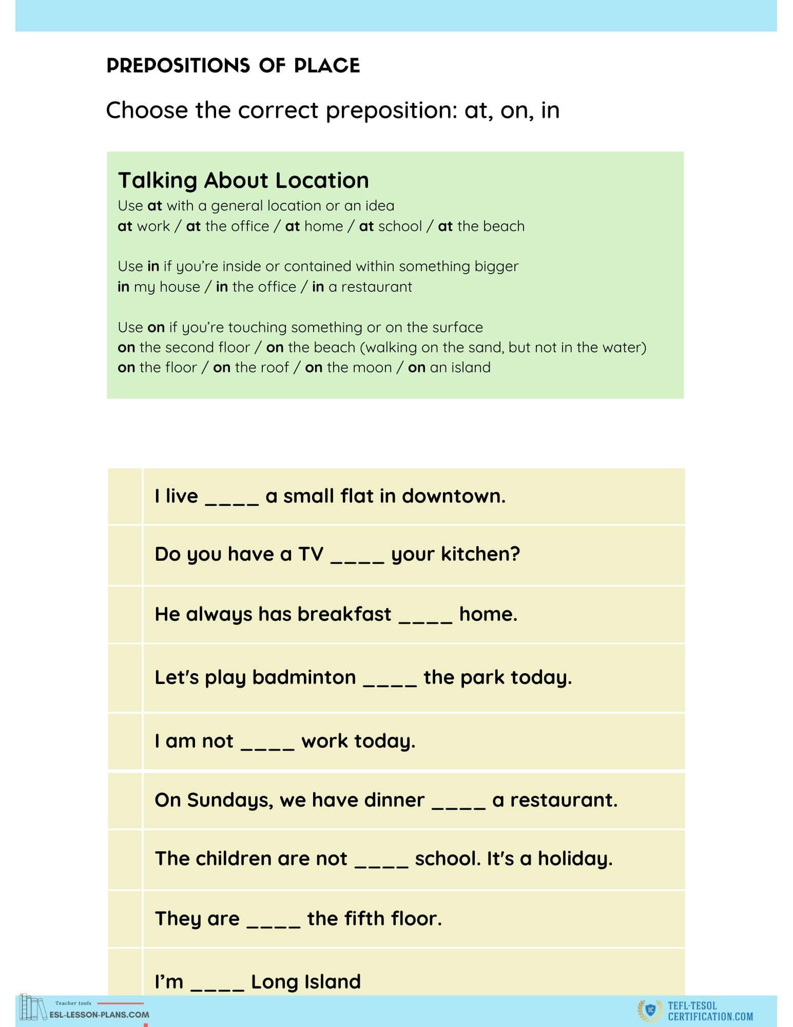 prepositions_of_place_exercises